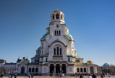 Sofia, bulgaria - 26 dec 2023- alexander nevsky cathedral in sofia, bulgaria