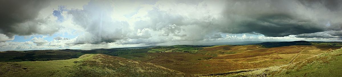 Panoramic view of landscape against sky