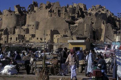 High angle view of townscape