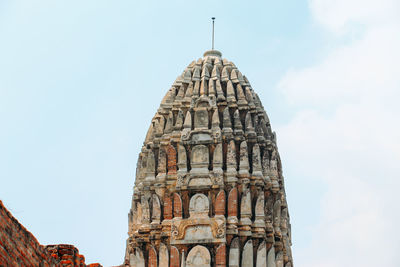 Low angle view of historical building against sky