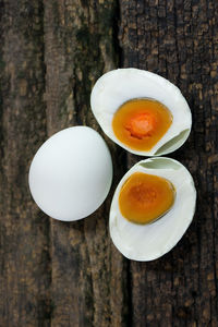 Close-up of food on table