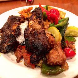 Close-up of served food