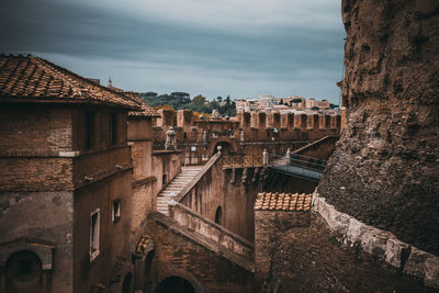 Buildings against sky in city