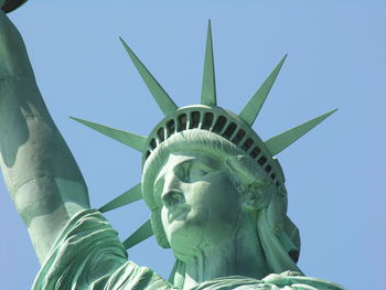 Low angle view of statue