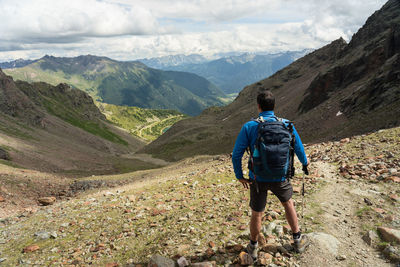 Trekking in dolomites, val di peio italy