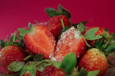 Close-up of strawberries