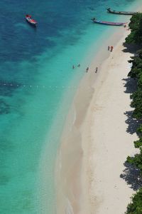 Aerial view of beach