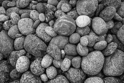 Full frame shot of pebbles