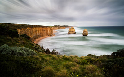 The twelve apostles during lock down of covid-19