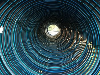 Full frame shot of tunnel