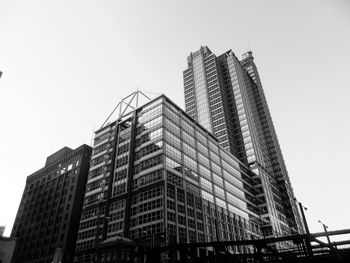 Low angle view of modern building