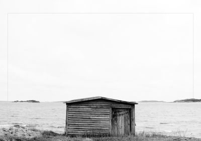 View of built structure against clear sky