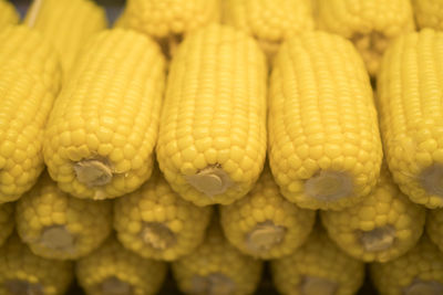 Full frame shot of yellow for sale at market stall