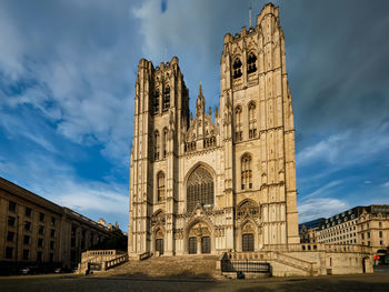 Cathedral of st. michael and st. gudula in brussels, belgium