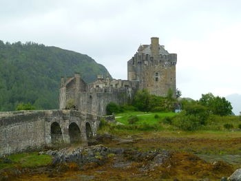 Low angle view of historical building