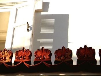 Full frame shot of window