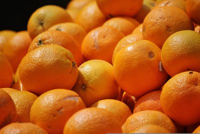 Full frame shot of oranges