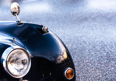 Close-up of vintage car