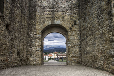 Archway against sky