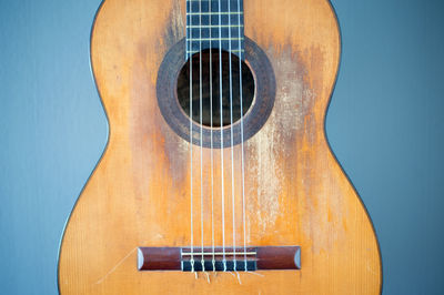 Close-up of guitar