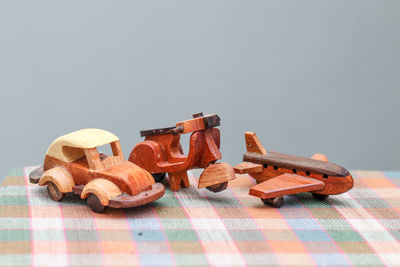 Close-up of cake on table