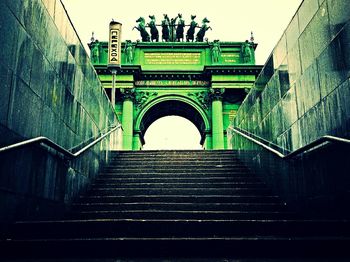 Low angle view of staircase