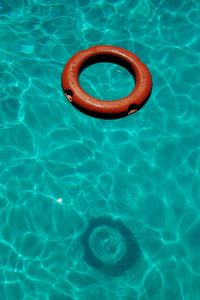 High angle view of swimming pool