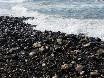 Scenic view of sea waves