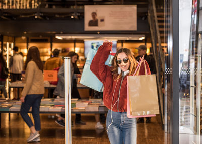 People standing in store