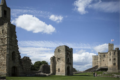 Panoramic view of castle against sky