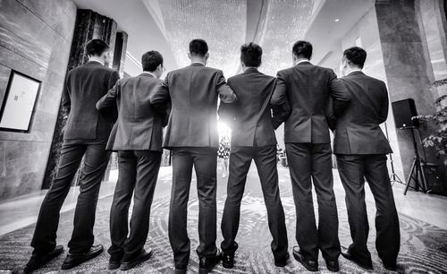 Man looking at camera