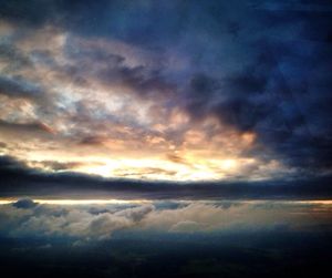Scenic view of dramatic sky