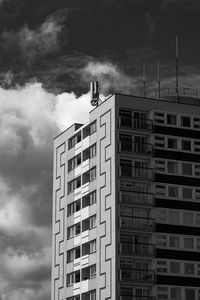 Low angle view of buildings against sky