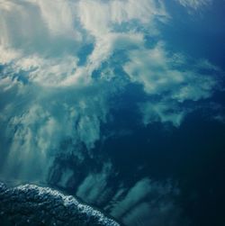 Aerial view of mountain range