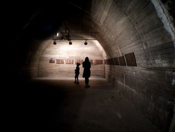 Illuminated tunnel