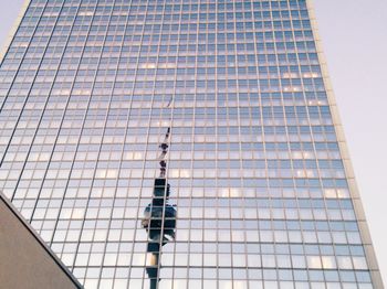 Low angle view of modern building