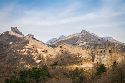 Panoramic view of castle against sky