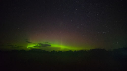 Scenic view of sky at night