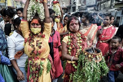 Group of people in traditional clothing