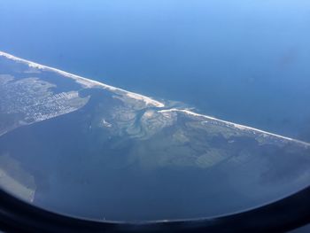 Scenic view of snow covered mountains