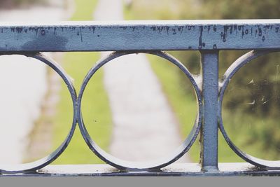 Close-up of metallic structure