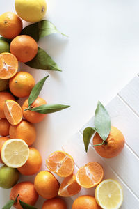 Close-up of fruits on table