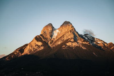 Scenic view of mountain against sky