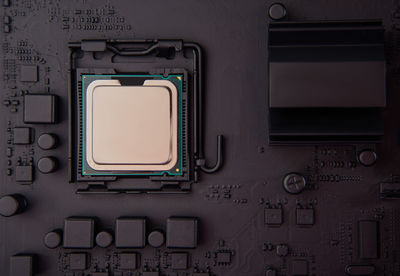 Full frame shot of mother board