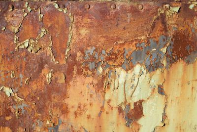 Full frame shot of rusty metal