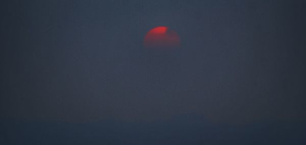 Scenic view of sky at sunset