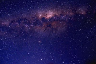 Low angle view of starry sky