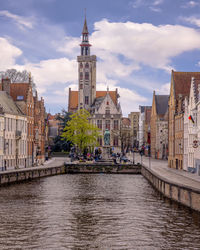 Strolling through brugge, flanders, belgium