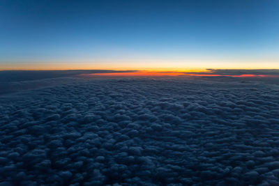 Scenic view of cloudscape during sunset