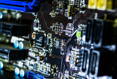 Full frame shot of circuit board